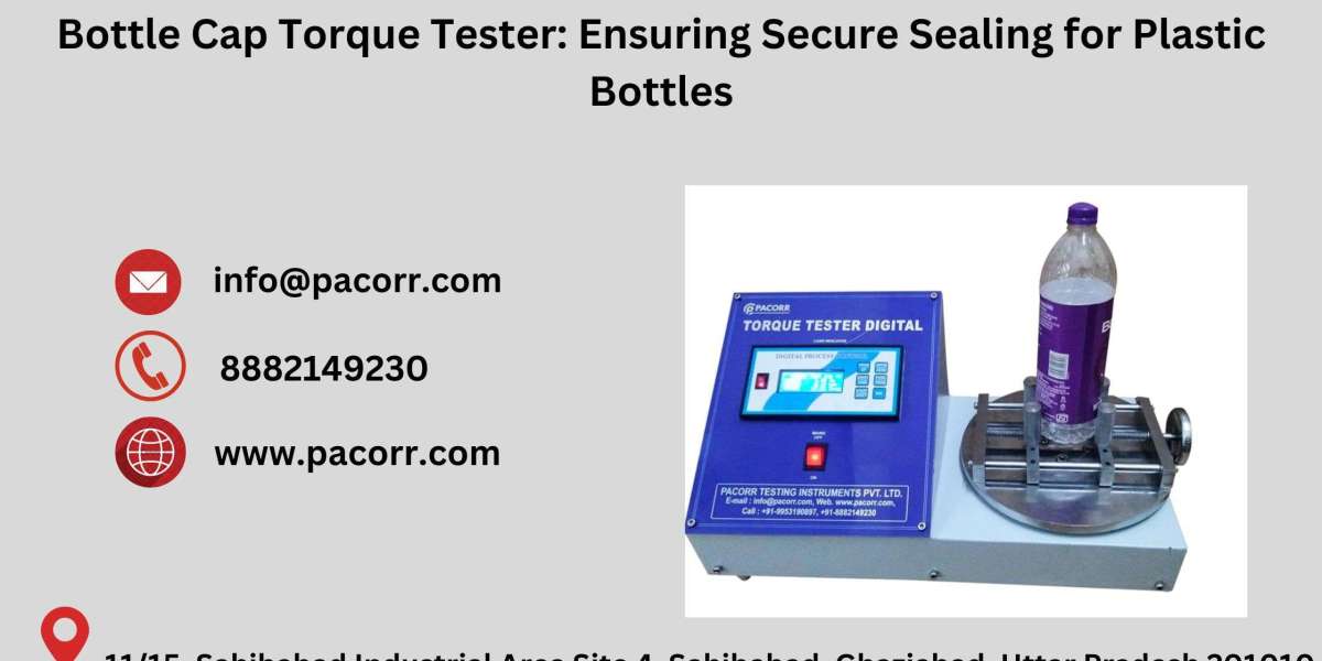 Achieve Seamless Bottling Operations with the Precision of the Bottle Cap Torque Tester from pacorr.com